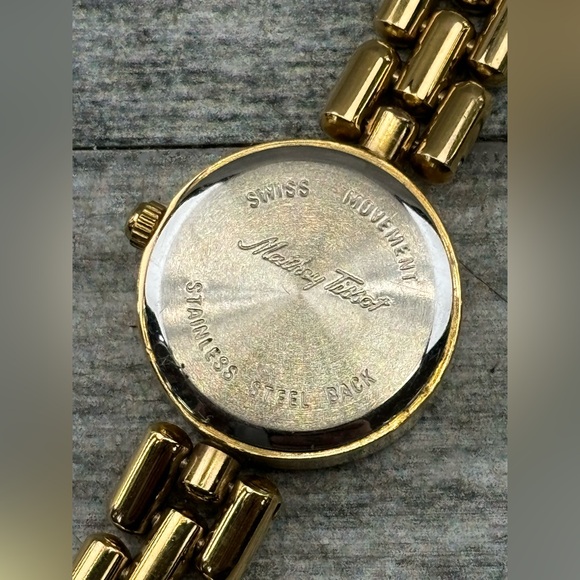 VTG Mathey Tissot Quartz Swiss One Jewel Harley Ronda SA Gold Watch Hong Kong - Picture 7 of 16